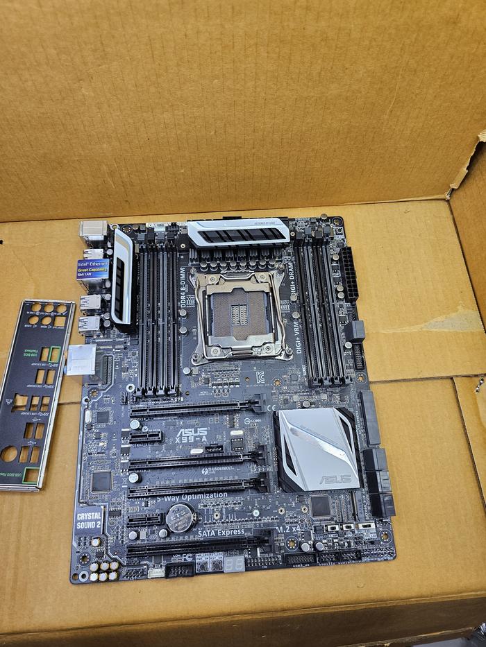 Motherboard ASUS X99-A LGA 2011-v3 DDR4 lengkap Backplane - Image 6