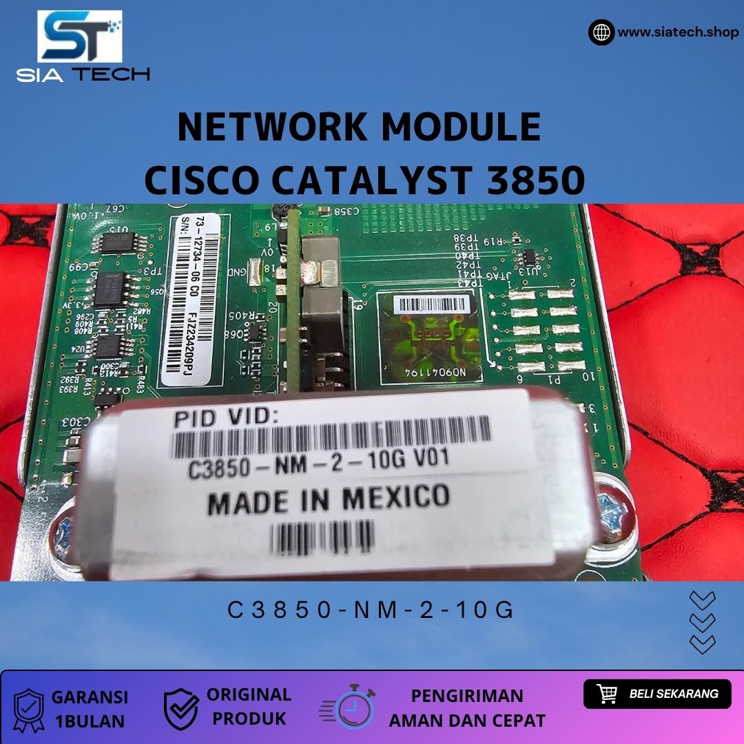 SIATECH-Network Module Cisco 3850 C3850-NM-2-10G - Gambar 2