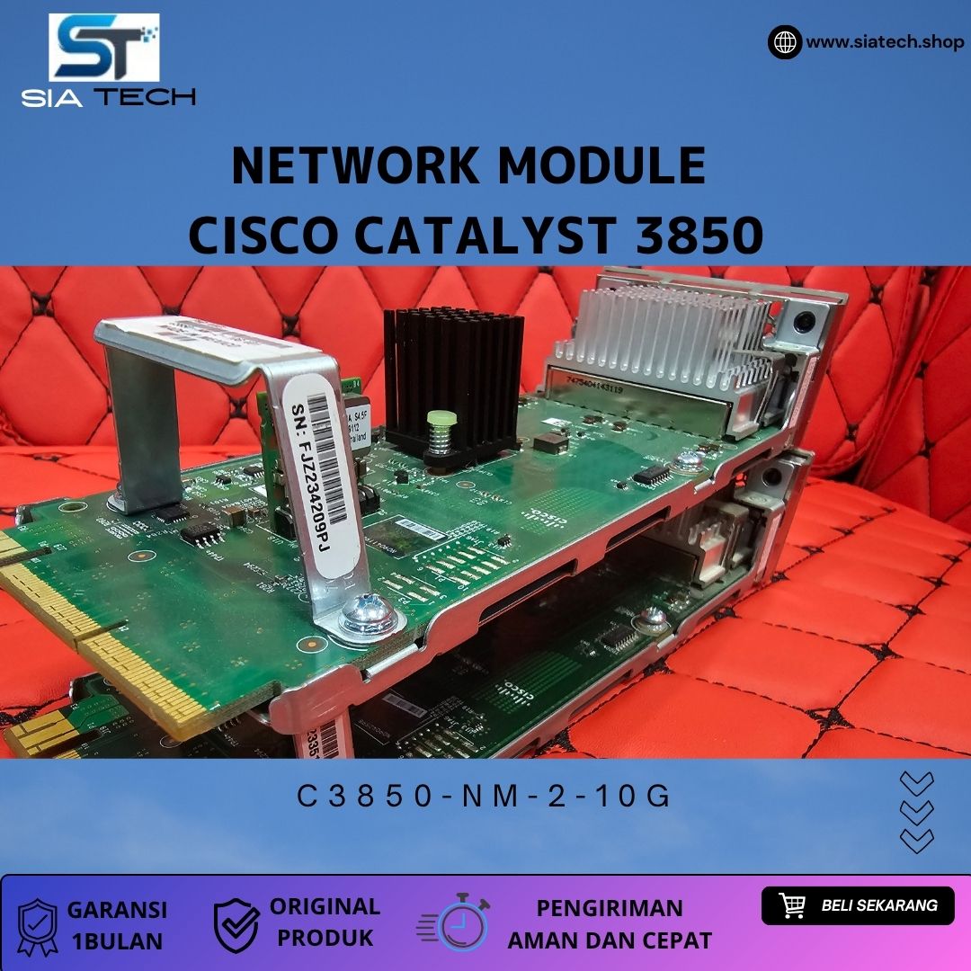 SIATECH-Network Module Cisco 3850 C3850-NM-2-10G - Gambar 3