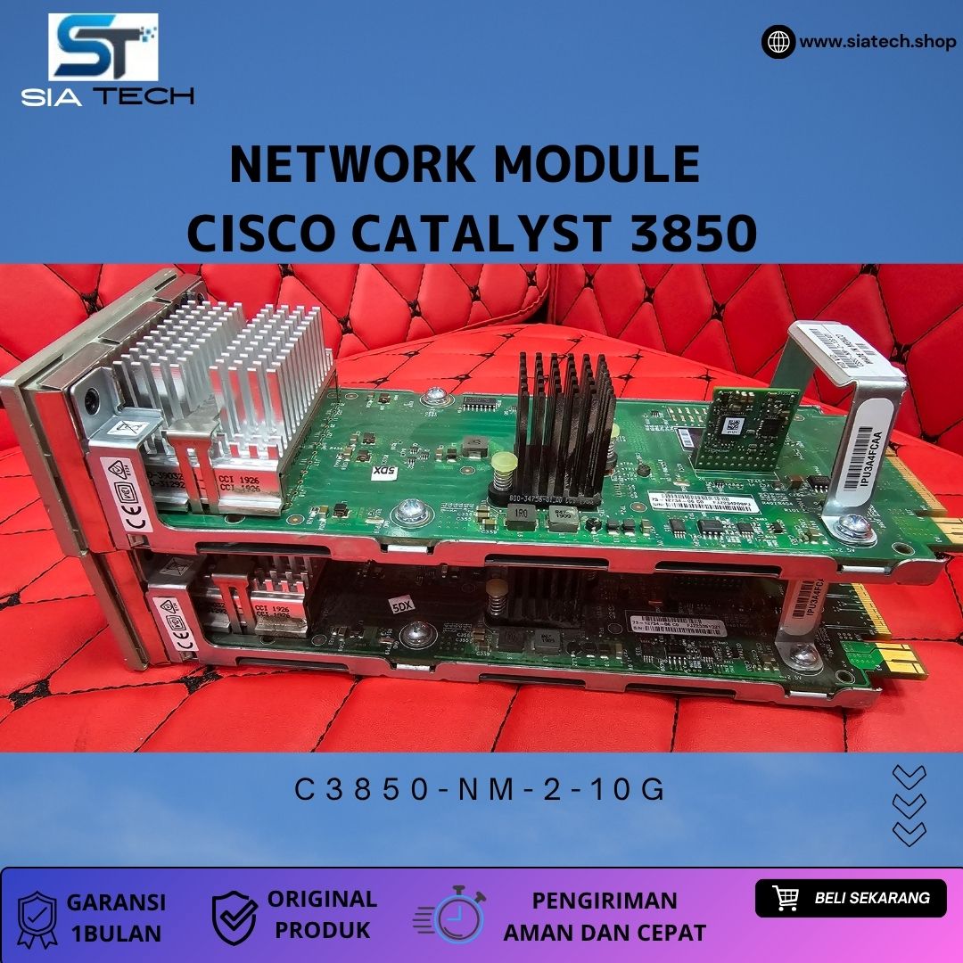 SIATECH-Network Module Cisco 3850 C3850-NM-2-10G - Gambar 4