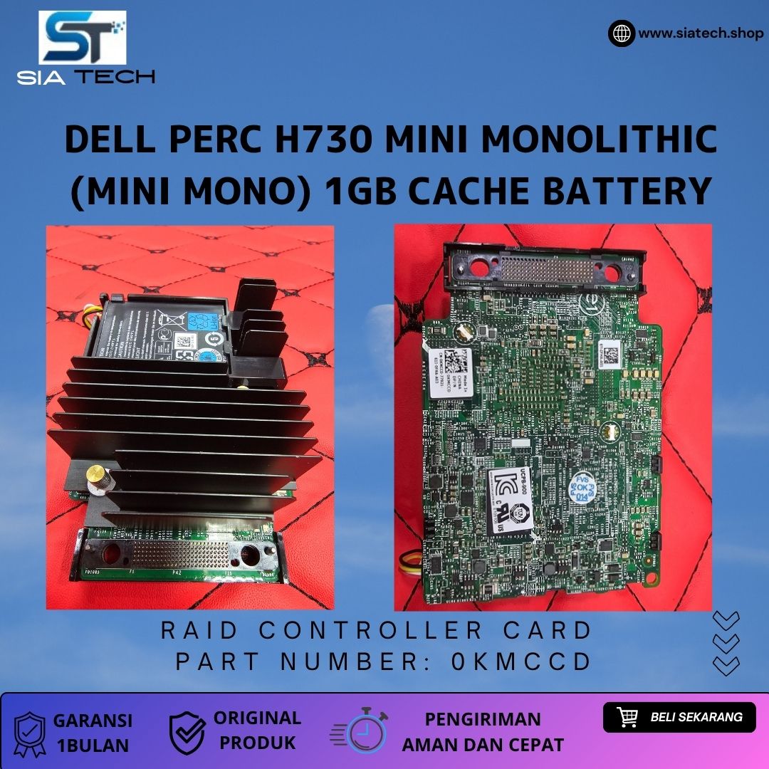 Dell PERC H730 Mini Monolithic (Mini Mono) 1GB Cache Battery 0KMCCD