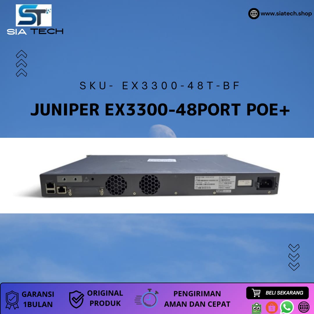 SIATECH-SWICTH JUNIPER EX3300 48PORT POE+ - Gambar 3