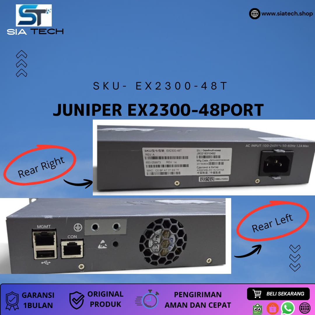 SIATECH-SWICTH JUNIPER EX-2300 48PORT - Gambar 2