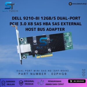 SIATECH- Dell 9210-8i 12Gb/s Dual-Port PCIe 3.0 x8 SAS HBA SAS External Host Bus Adapter