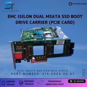 SIATECH-EMC Isilon Dual mSATA SSD Boot Drive Carrier (PCIe Card) Dual mSATA SSD PCIe w/o disk's