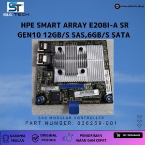 SIATECH-HPE Smart Array E208i-a SR GEN10 12Gb/s SAS  6Gb/s SATA, MODULAR controller 836259-001