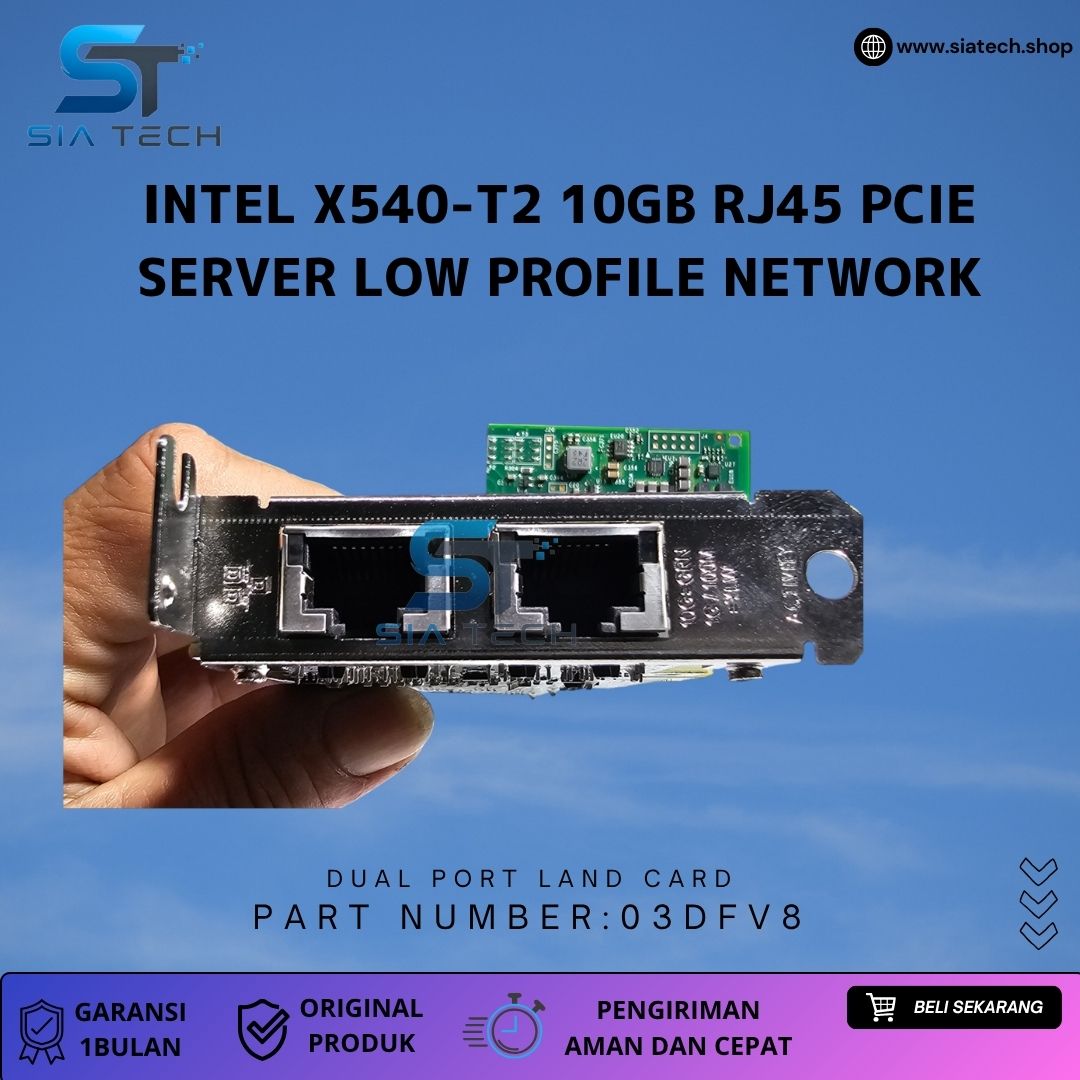 SIATECH-INTEL X540-T2 10GB RJ45 PCIE SERVER LOW PROFILE NETWORK - Gambar 4