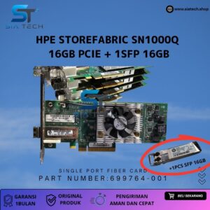 SIATECH-HPE StoreFabric SN1000Q 16Gb 1-Port PCIe +1SFP 16GB