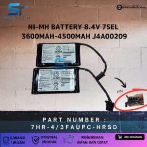 SIATECH-NI-MH BATTERY 8.4V 7SEL  3600MAH-4500MAH J4A00209 7HR-4/3FAUPC-HRSD
