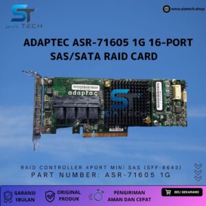 SIATECH-Adaptec ASR-71605 1G 16-Port SAS/SATA RAID Card