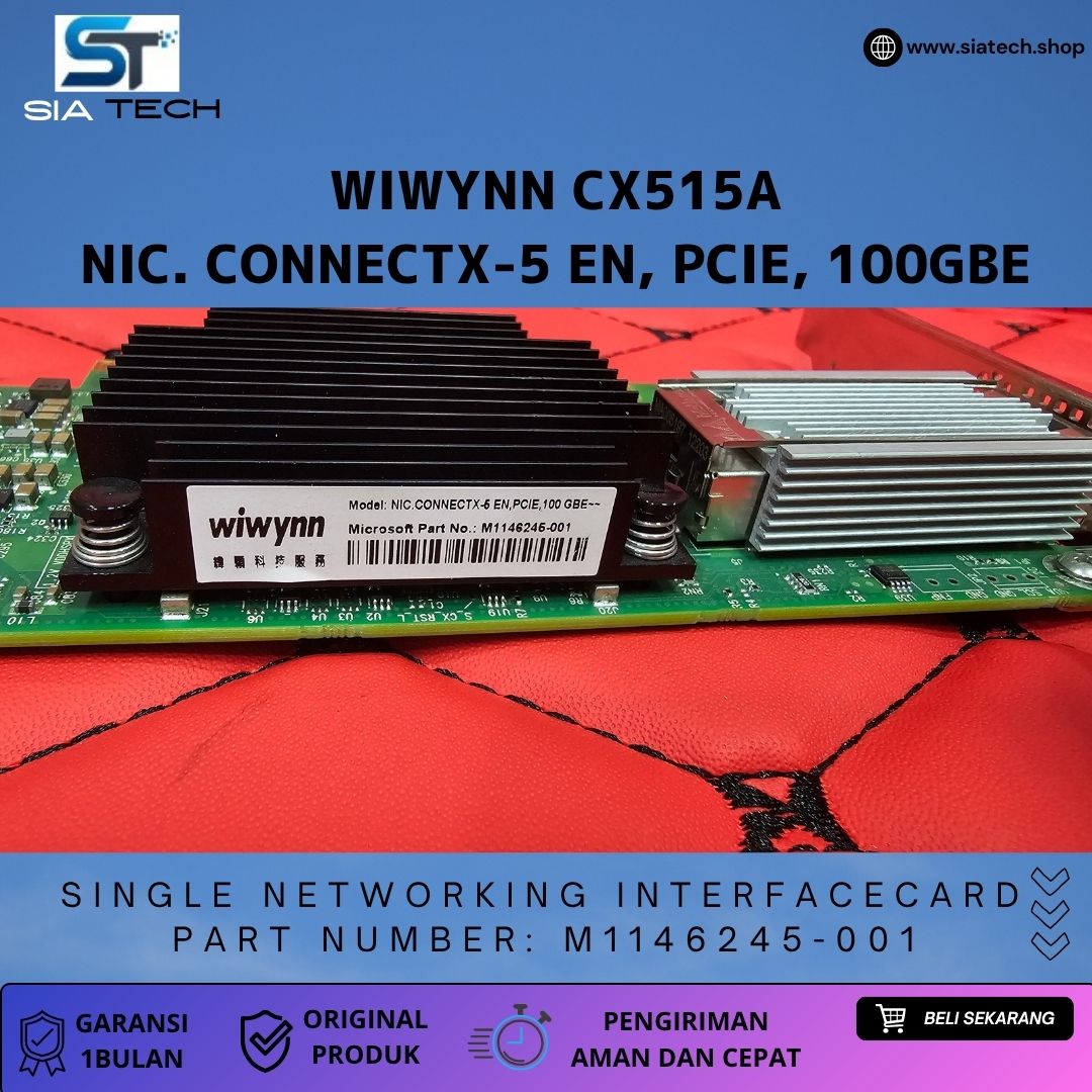 SIATECH-WIWYNN CX515A SINGLE PORT 100GBE QSFP28 - Gambar 3