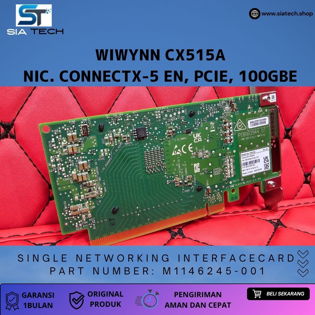SIATECH-WIWYNN CX515A SINGLE PORT 100GBE QSFP28 - Gambar 4