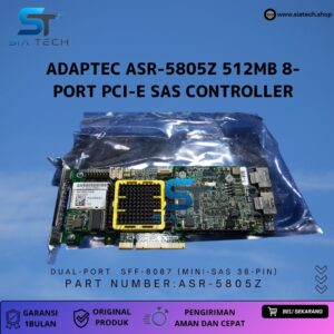 siatech-Adaptec ASR-5805Z 512MB 8-Port PCI-e SAS Controller SFF-8087 (Mini-SAS 36-pin)