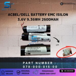 SIATECH-DELL BATTERY EMC ISILON 3.6V 9.36WH 2600MAH 078-000-015-00