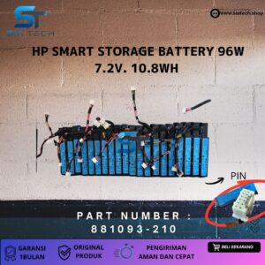 SIATECH-HP SMART STORAGE BATTERY 96W 7.2V. 10.8WH 881093-210 876850-001 HSTNS-BB03
