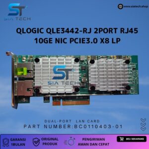 SIATECH-QLogic QLE3442-RJ BC0110403-01 Dual-Port RJ-45 10GE NIC PCIe3.0 x8 LP