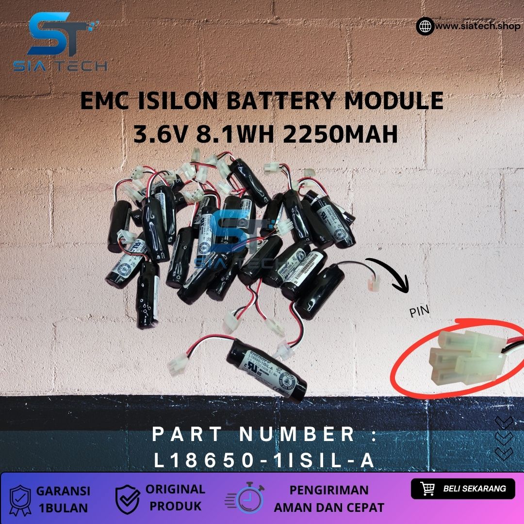 SIATECH-EMC ISILON BATTERY MODULE 3.6V 8.1WH 2250MAH L18650-1ISIL-A
