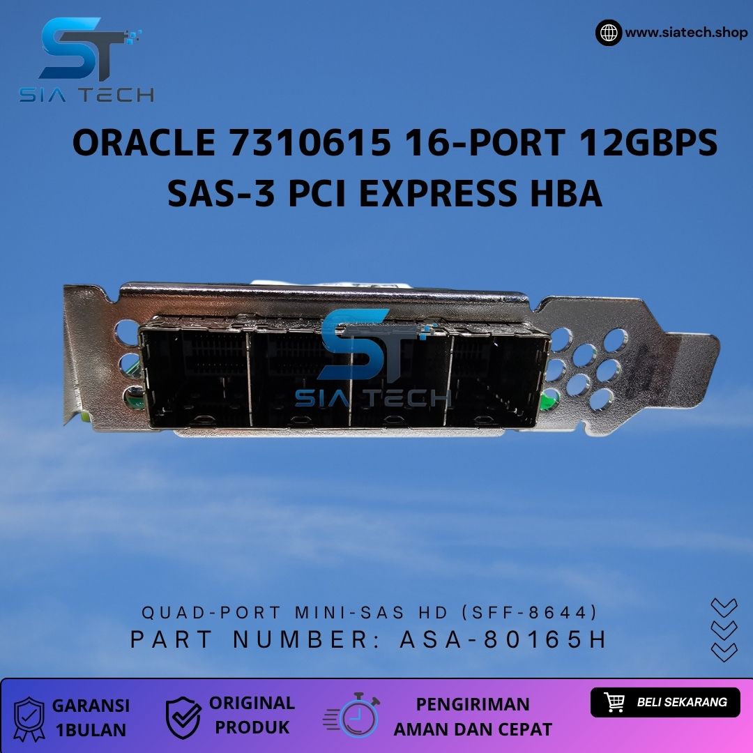 SIATECH-Oracle 7310615 16-Port 12Gbps SAS-3 PCI Express HBA - Gambar 5