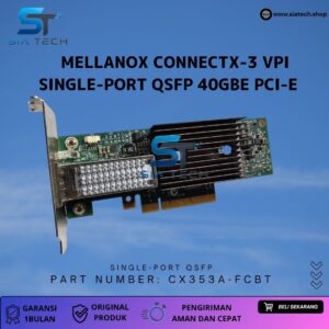 SIATECH-Mellanox ConnectX3 X353A Port Tunggal - 56Gbps QSFP+ PCIe-x8