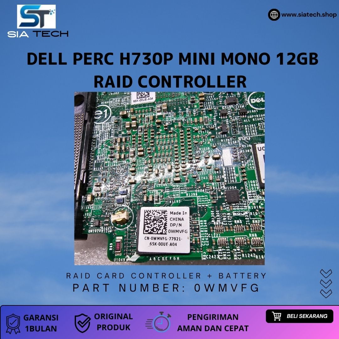 SIATECH-Dell PERC H730P Mini Mono 12GB RAID Controller - Gambar 5