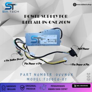 SIATECH-POWER SUPPLY FOR  DELL ALL-IN-ONE 200W F200EU-01 0VVN0X