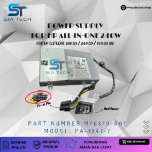 SIATECH-POWER SUPPLY  FOR HP ALL-IN-ONE 240W PA-1241-1 M76370-001