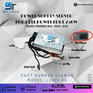 SIATECH-POWER SUPPLY SERVER FOR DELL POWEREDGE 250W L250-S0 0CKMX0