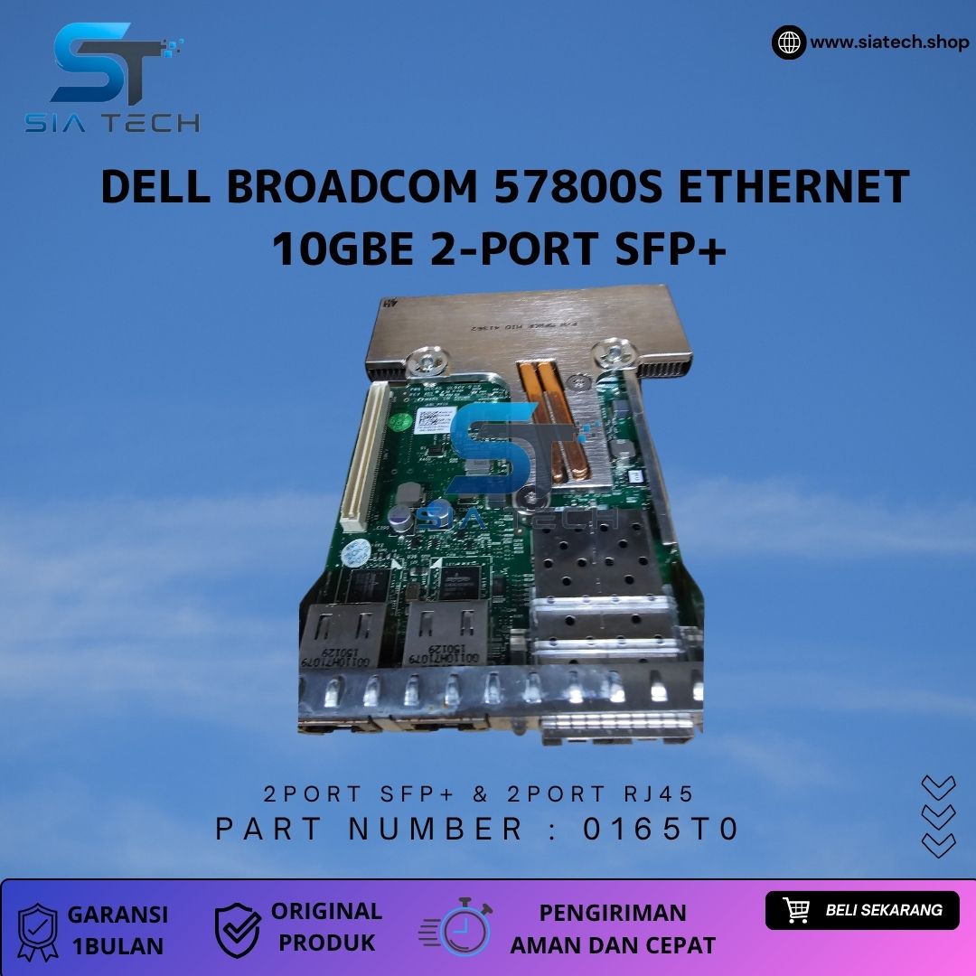 SIATECH-Dell Broadcom 57800S Ethernet 10GbE 2-port SFP+ - Gambar 2