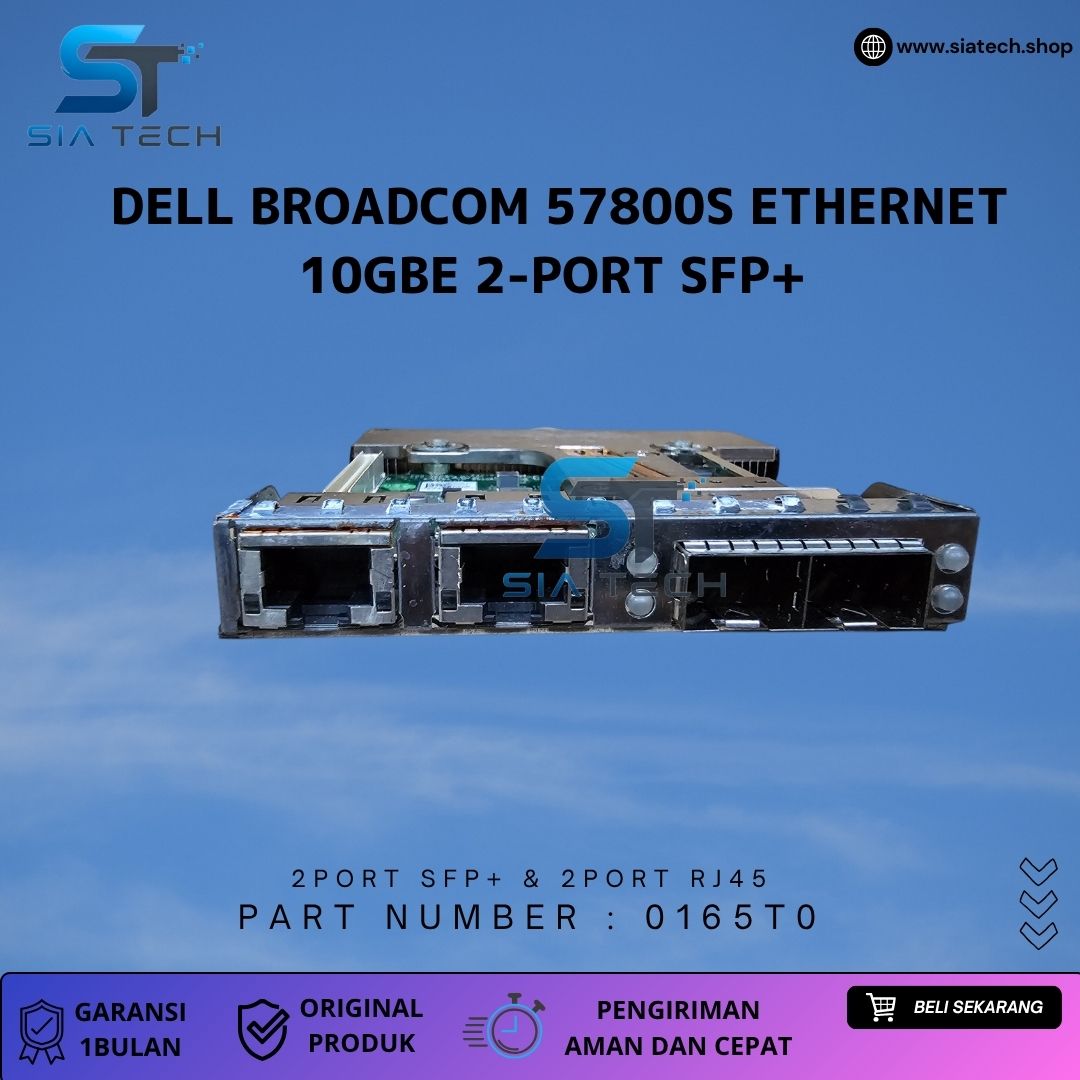SIATECH-Dell Broadcom 57800S Ethernet 10GbE 2-port SFP+ - Gambar 3