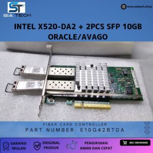 SIATECH-INTEL X520 DA2 Dualport 10 Gbps Adapter + 2PCS SFP 10GB