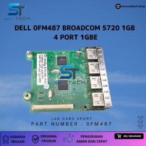 SIATECH-Dell 0FM487 Broadcom 5720 1Gb 4 Port 1GbE