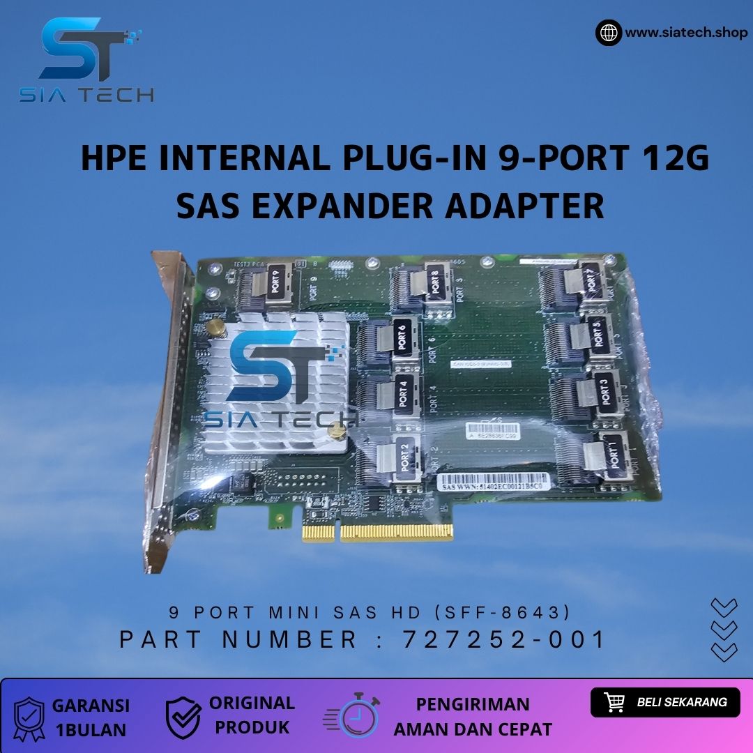 SIATECH-HPE Internal Plug-in 9-Port 12G SAS Expander Adapter
