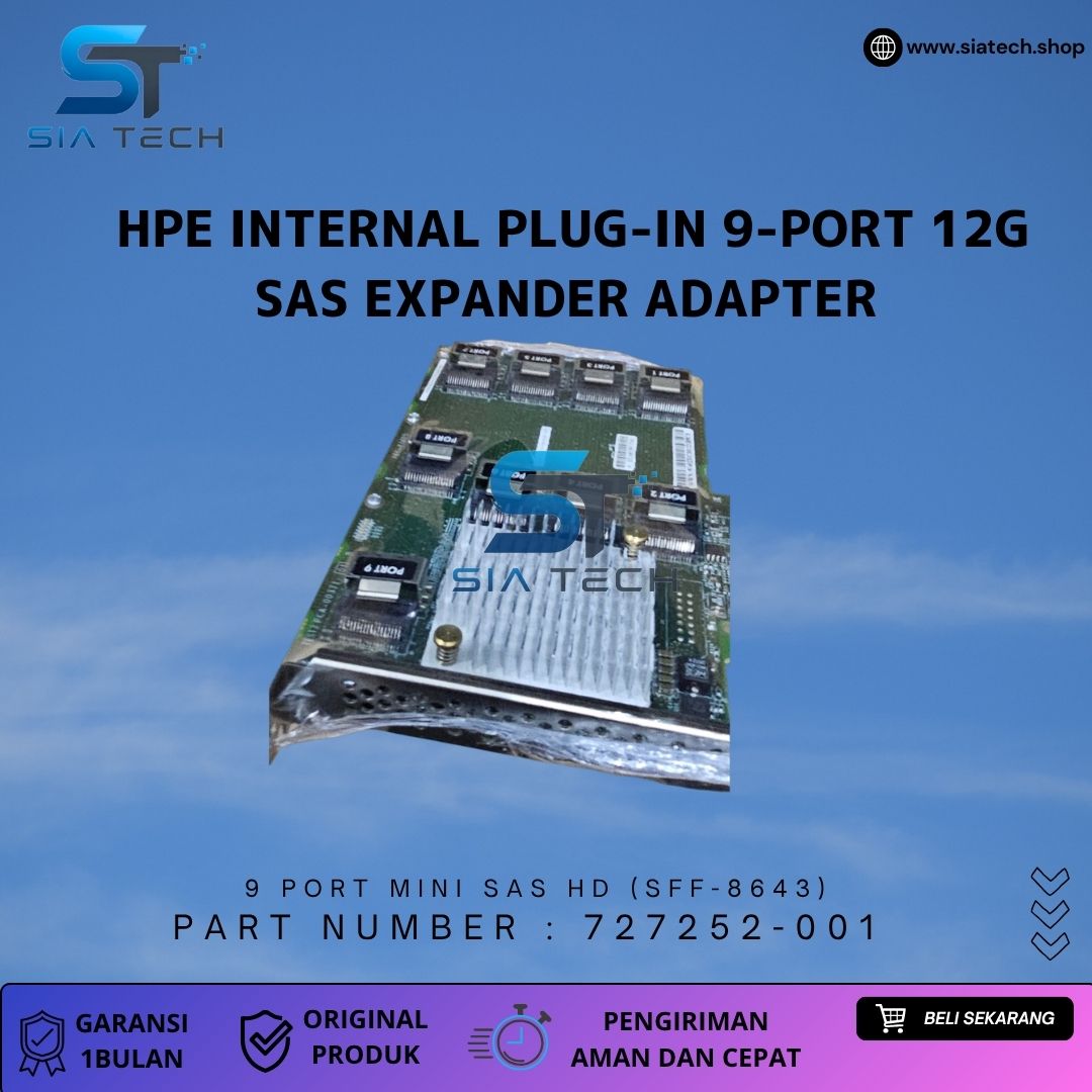 SIATECH-HPE Internal Plug-in 9-Port 12G SAS Expander Adapter - Gambar 2