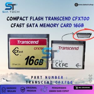 SIATECH-COMPACT FLASH TRANSCEND CFX700 CFAST SATA MEMORY CARD 16GB