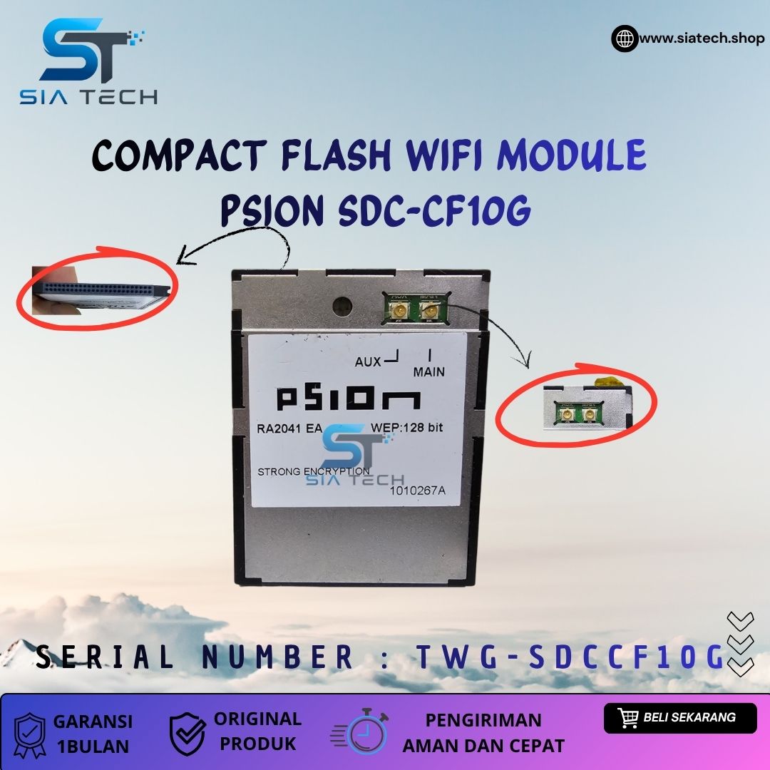 SIATECH-COMPACT FLASH WIFI MODULE SUMMIT/PSION SDC-CF10G TWG-SDCCF10G - Gambar 4