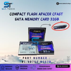 SIATECH-COMPACT FLASH APACER CFAST SATA MEMORY CARD 32GB 81.3D740.BC57B