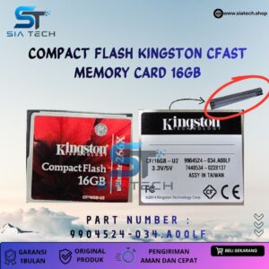 SIATECH-COMPACT FLASH KINGSTON CFAST MEMORY CARD 16GB 9904524-034.A00LF
