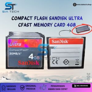 SIATECH-COMPACT FLASH SANDISK ULTRA CFAST MEMORY CARD 4GB