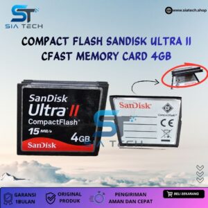 SIATECH-COMPACT FLASH SANDISK ULTRA II CFAST MEMORY CARD 4GB