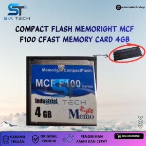 SIATECH-COMPACT FLASH MEMORIGHT MCF F100 CFAST MEMORY CARD 4GB