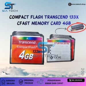 SIATECH-COMPACT FLASH TRANSCEND 133X CFAST MEMORY CARD 4GB