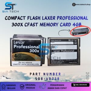 SIATECH-COMPACT FLASH LAXER PROFESSIONAL 300x CFAST MEMORY CARD 4GB 508-60729