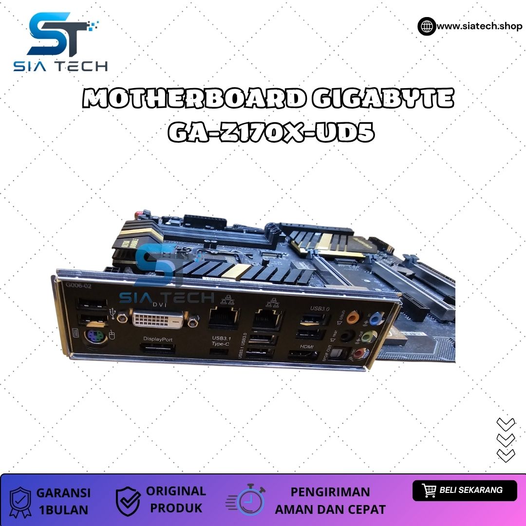 SIATECH-MOTHERBOARD GIGABYTE GA-Z170X-UD5 - Gambar 2