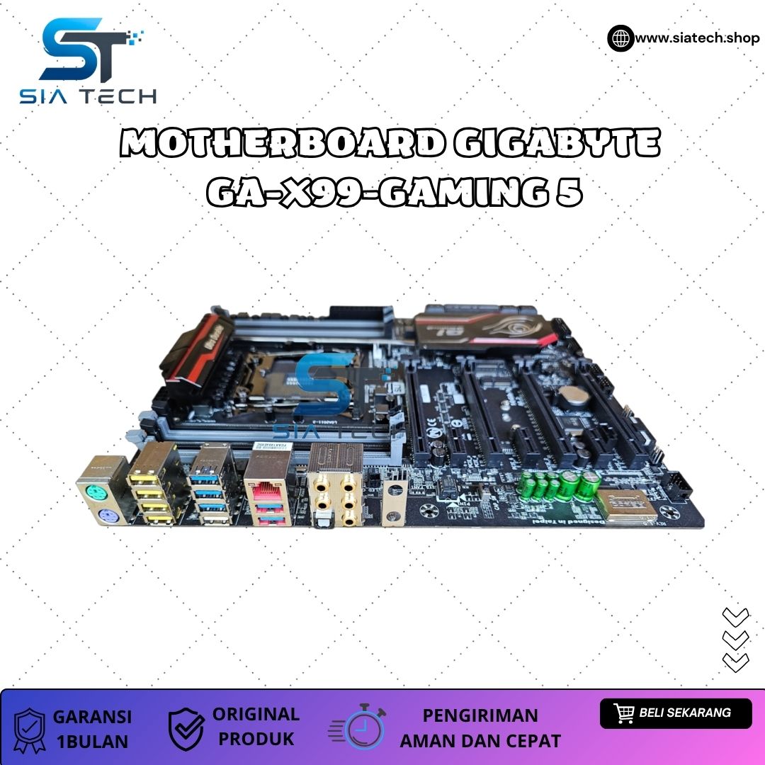 SIATECH-MOTHERBOARD GIGABYTE GA-X99-GAMING5 - Gambar 2