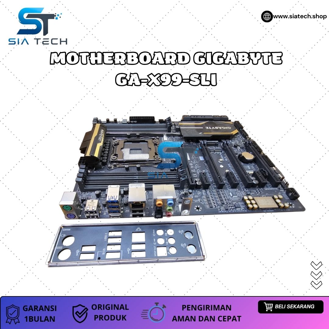 SIATECH-MOTHERBOARD GIGABYTE GA-X99-SLI - Gambar 2