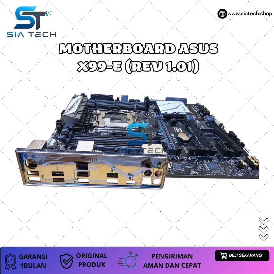 SIATECH-MOTHERBOARD ASUS X99-E (REV 1.01) - Gambar 2