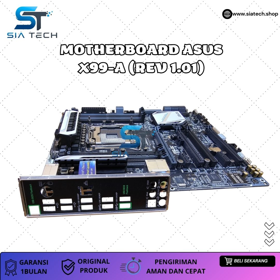 SIATECH-MOTHERBOARD ASUS X99-A (REV 1.01) - Gambar 2
