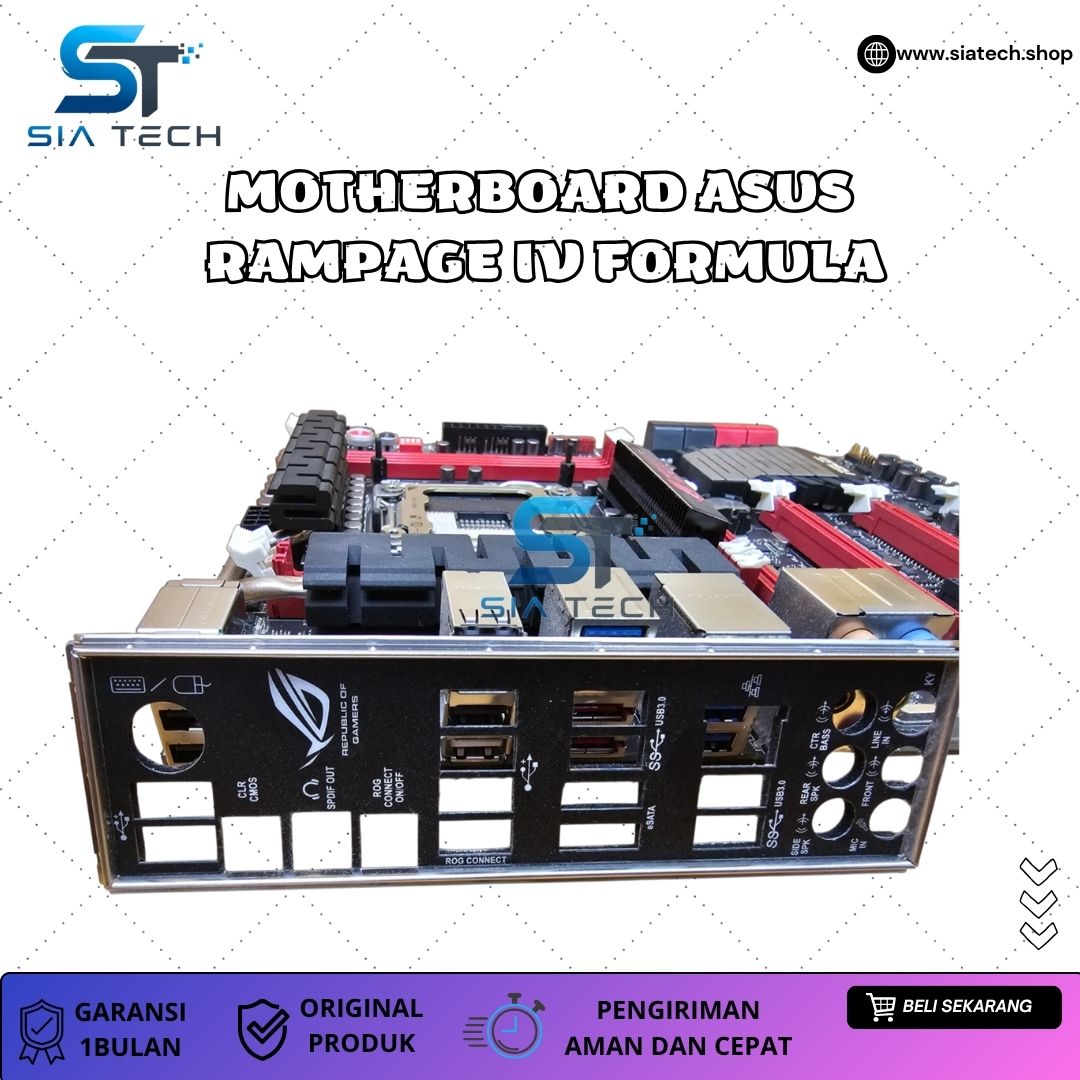 SIATECH-MOTHERBOARD ASUS RAMPAGE IV FORMULA - Gambar 2