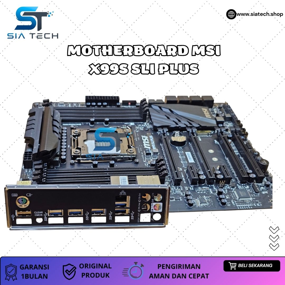 SIATECH-MOTHERBOAD MSI X99S SLI PLUS - Gambar 2