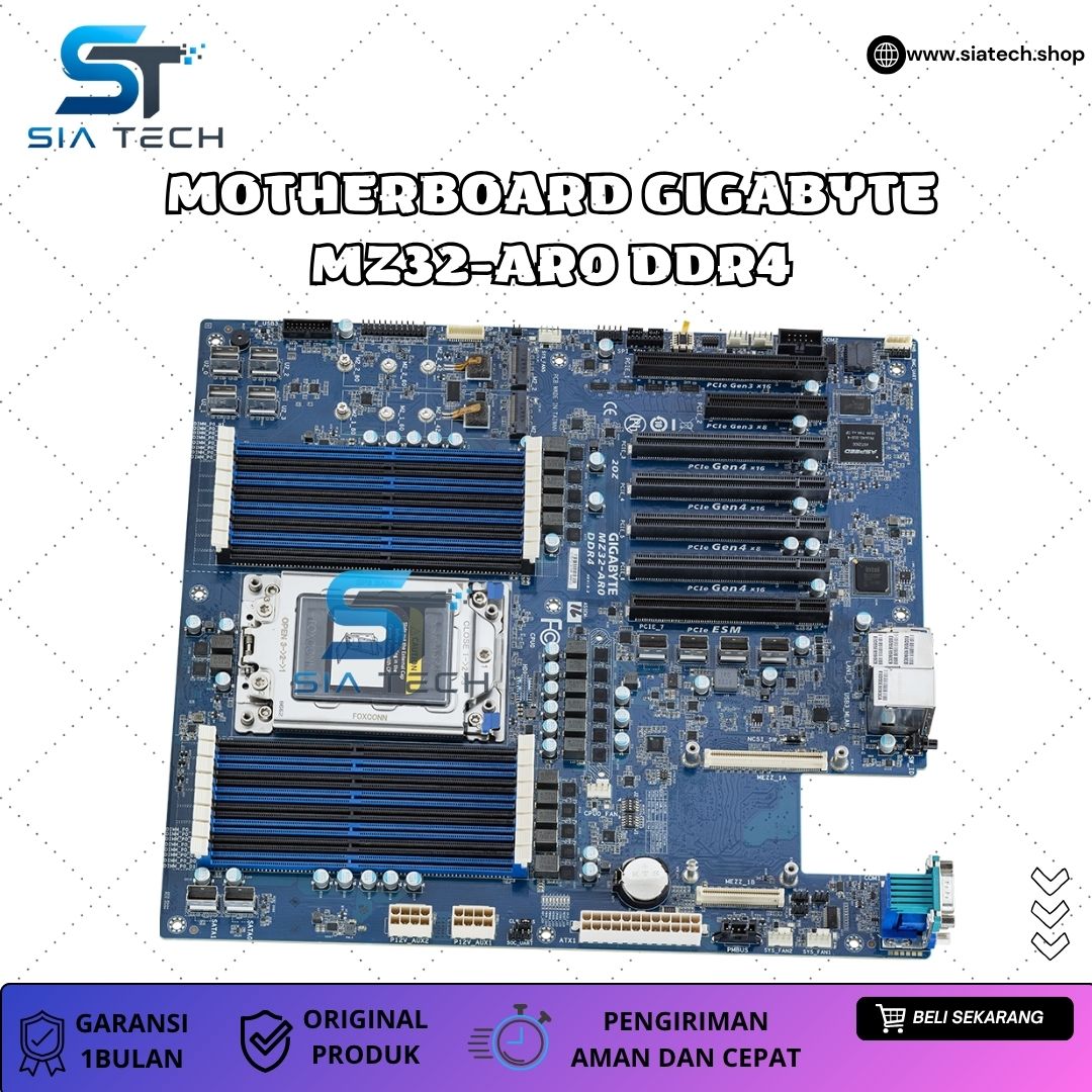 SIATECH-MOTHERBOARD GIGABYTE MZ32-AR0 DDR4